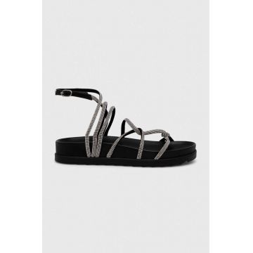 Chiara Ferragni sandale CF3148_001 femei, culoarea negru, CF CABLE SANDAL