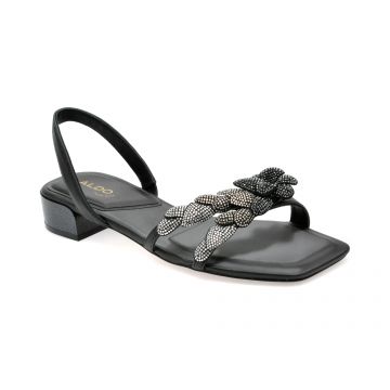 Sandale ALDO negre, ARCHAIA001, din piele ecologica