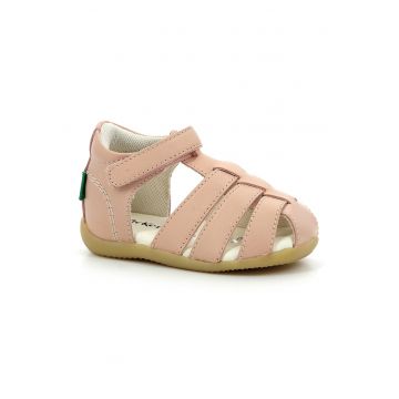 Sandale fisherman de piele cu velcro Bigflo