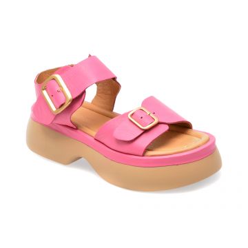 Sandale GRYXX fucsia, 5007300, din piele naturala