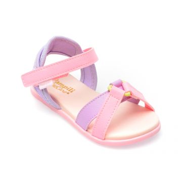 Sandale PAMPILI roz, 639057, din piele ecologica