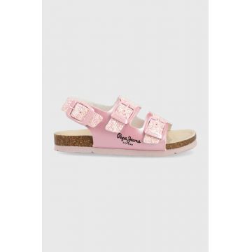 Pepe Jeans sandale copii culoarea roz