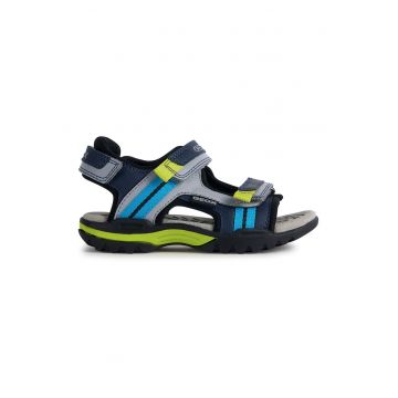 Sandale cu velcro si logo Borealis