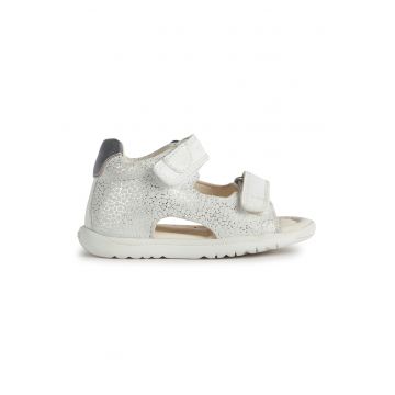 Sandale de piele si piele intoarsa cu velcro