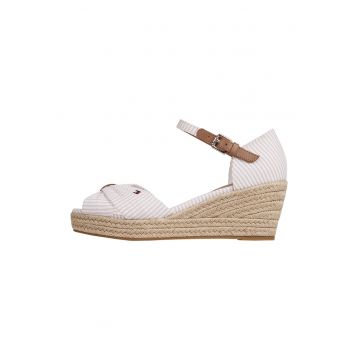 Sandale-espadrile cu platforma