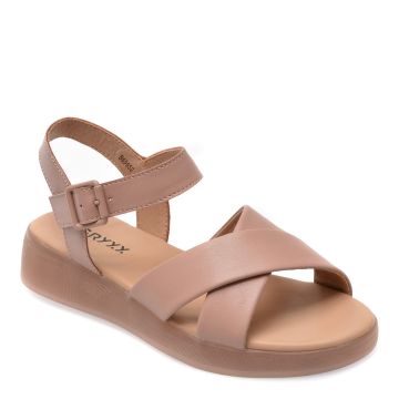 Sandale GRYXX nude, 869650, din piele naturala