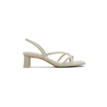 Sandale slingback de piele ecologica Minima