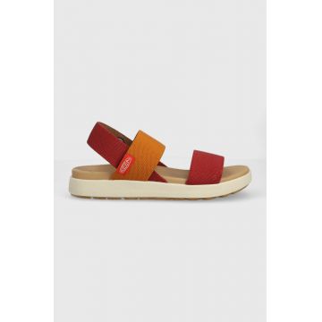 Keen sandale femei, culoarea rosu 1027156-MERLOT