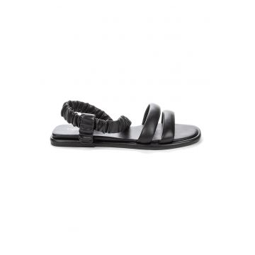 Sandale din piele ecologica cu bareta slingback Sandale din piele ecologica cu bareta slingback