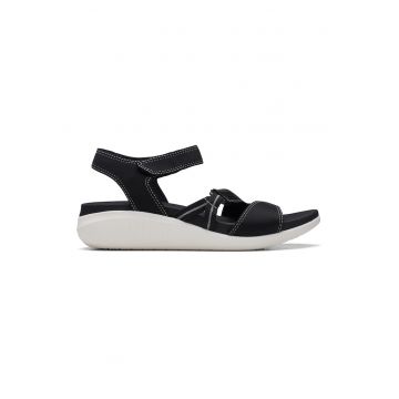 Sandale wedge cu velcro Glide