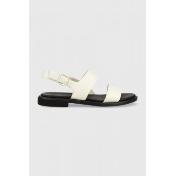 Camper sandale de piele Edy femei, culoarea alb, K200573.010