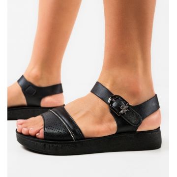 Sandale dama Tomyris Negre