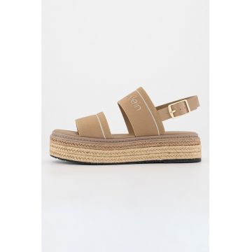 Sandale-espadrile flatform