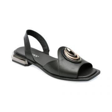 Sandale GRYXX negre, 375092, din piele naturala