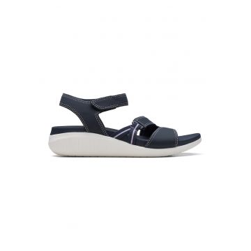 Sandale wedge cu velcro Glide