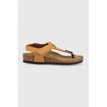 Birkenstock sandale copii culoarea bej