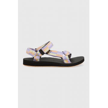 Teva sandale Original Universal femei, culoarea violet, 1003987
