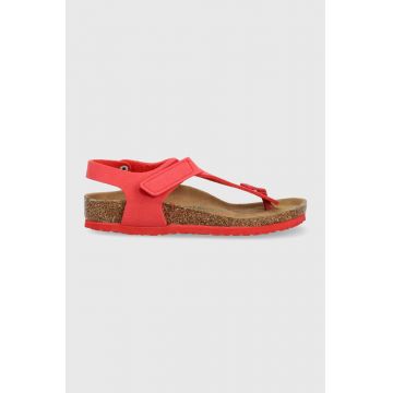 Birkenstock sandale copii Kairo HL culoarea rosu