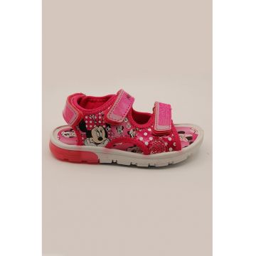 Sandale cu velcro si Minnie Mouse