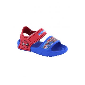 Sandale cu velcro si Spider-Man