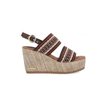 Sandale-espadrile wedge