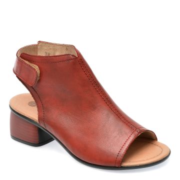 Sandale REMONTE visinii, R8770, din piele naturala Sandale REMONTE visinii, R8770, din piele naturala