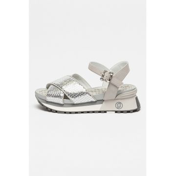 Sandale cu talpa wedge si paiete Maxi Wonder Sandale cu talpa wedge si paiete Maxi Wonder