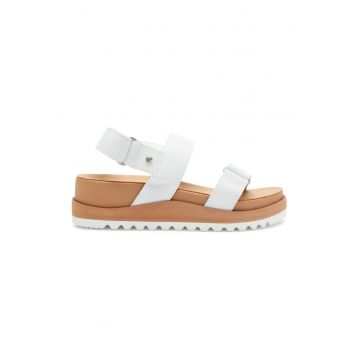Sandale din piele cu inchidere velcro Himari