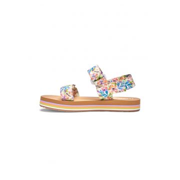 Sandale slingback cu velcro Cage