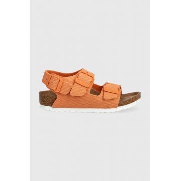 Birkenstock sandale copii culoarea portocaliu