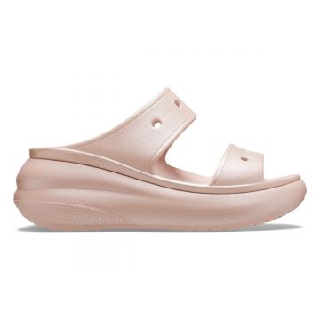 Sandale Crocs Classic Crush Shimmer Sandal Roz - Pink Clay