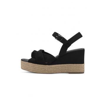 Sandale-espadrile cu platforma