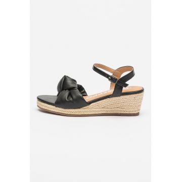 Sandale-espadrile din piele Gamboa