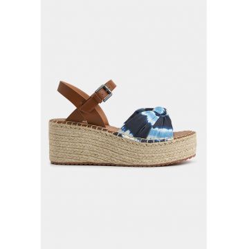 Sandale-espadrile wedge