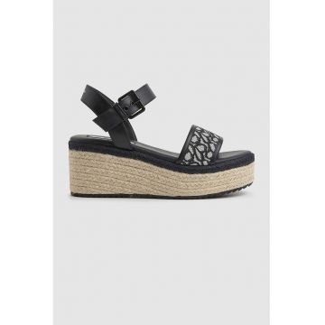 Sandale-espadrile wedge