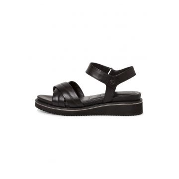 Sandale wedge cu velcro