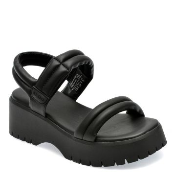 Sandale ALDO negre, MCGUIRE001, din piele ecologica