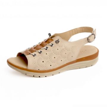 Sandale din piele naturala 176302 bej Sandale din piele naturala 176302 bej