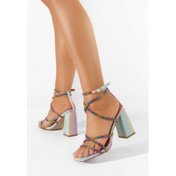 Sandale elegante Karine multicolore