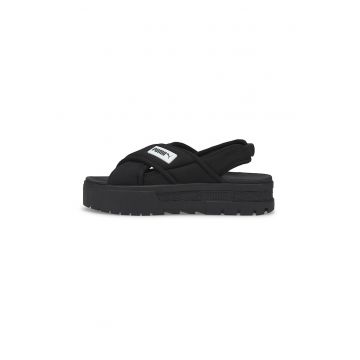 Sandale flatform cu barete incrucisate