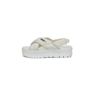 Sandale flatform cu barete incrucisate