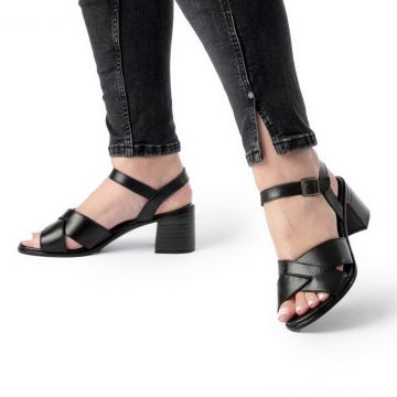Sandale piele naturala 805 negru Sandale piele naturala 805 negru