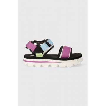 Timberland sandale Euro Swift Sandal femei, cu platforma TB0A2KT5CX81-PRPL