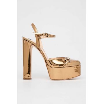 Elisabetta Franchi sandale culoarea auriu, SA85B36E2