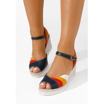 Sandale cu platforma Irvina multicolore