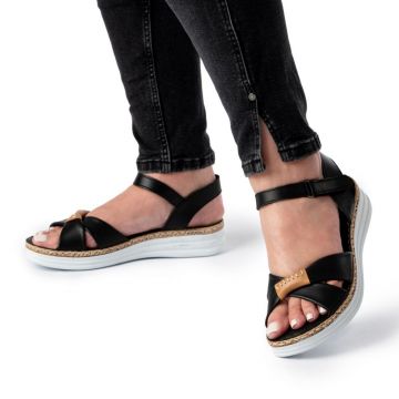 Sandale piele naturala 001 negru
