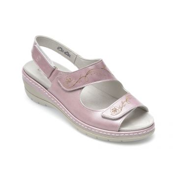 Sandale SUAVE mov, 14500GT, din piele naturala
