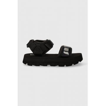 Timberland sandale Euro Swift Sandal femei, culoarea negru, cu platforma TB0A2KRK0011-BLACK