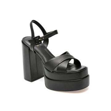 Sandale ALDO negre, GISELL001, din piele naturala