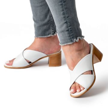 Sandale piele 218 ALB Sandale piele 218 ALB